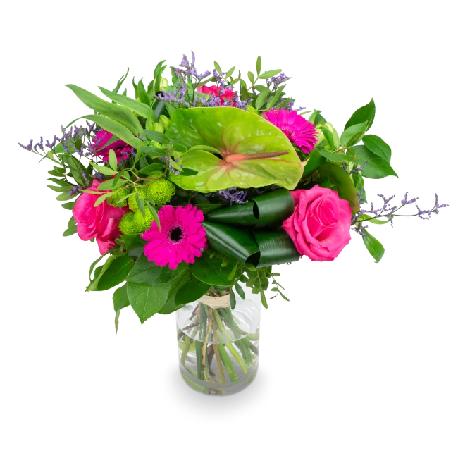 Bouquet of pink flowers